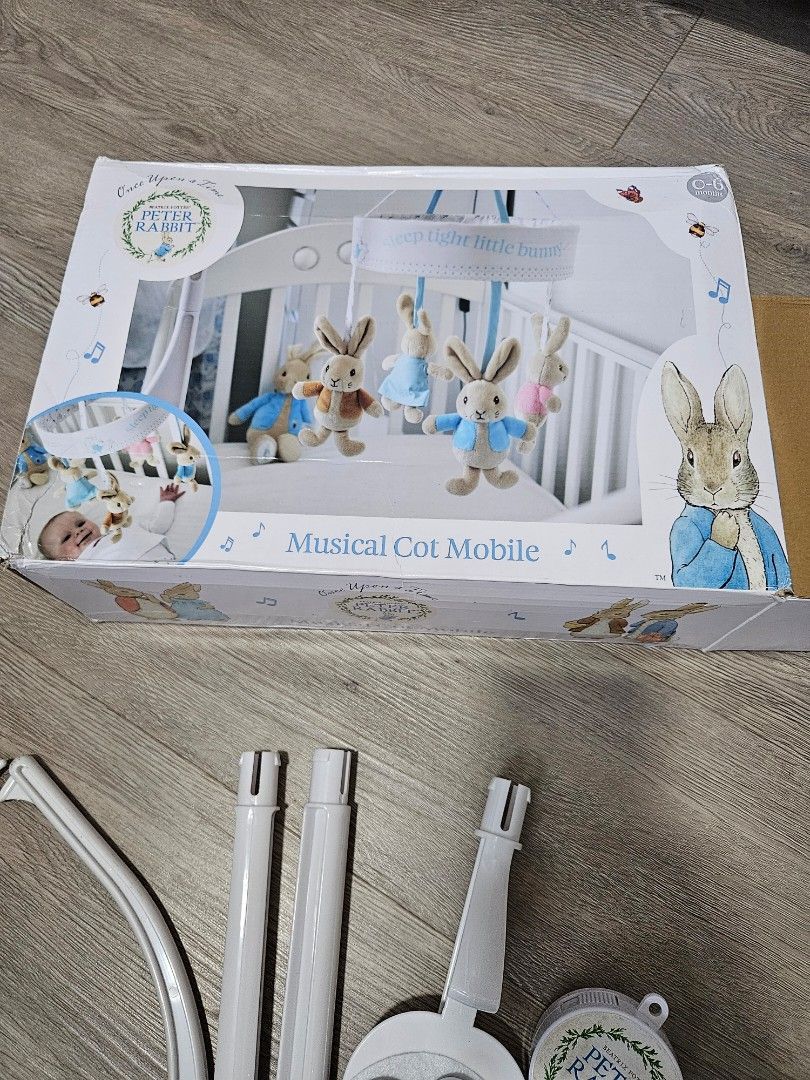 Peter rabbit cot mobile boots sale