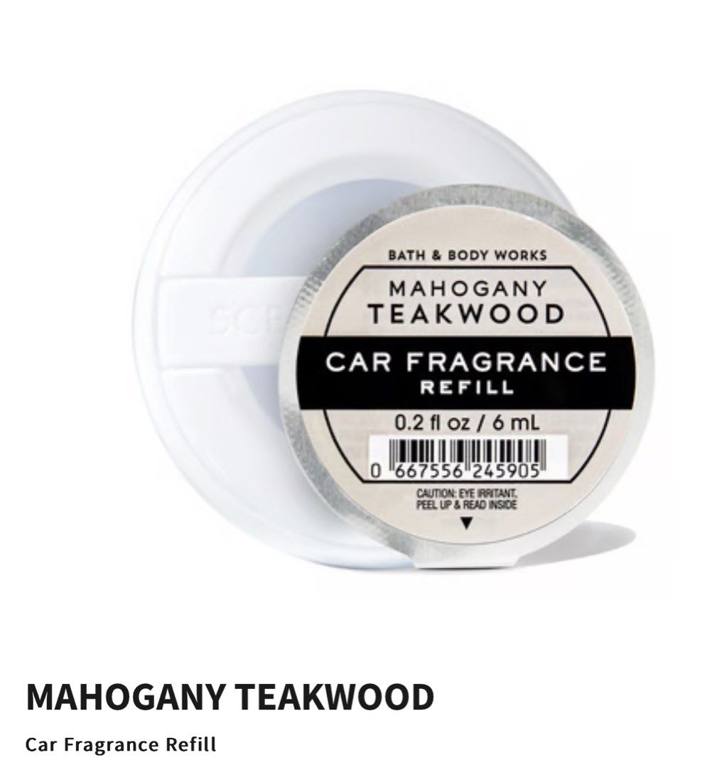 Bath & Body Works Mahogany Teakwood car air freshener Refill