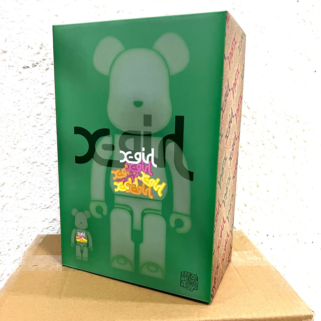 Bearbrick Be@rbrick Medicom xgirl Xgirl X-girl Clear Green ver. 第 