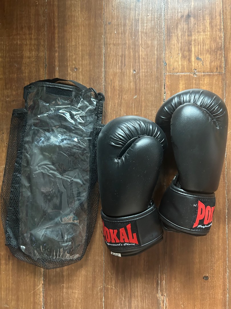 Black Boxing Gloves Sports Equipment Sports Games Combat Sports on Carousell
