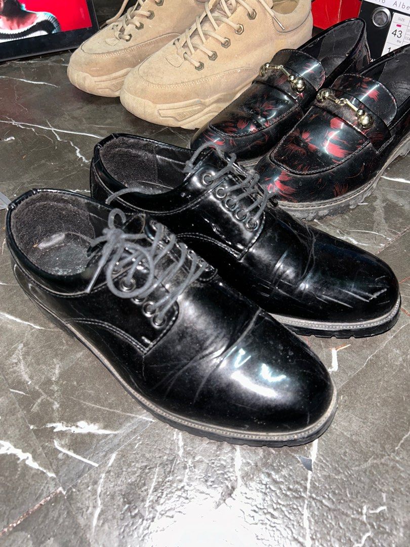 Plastic dress shoes shop