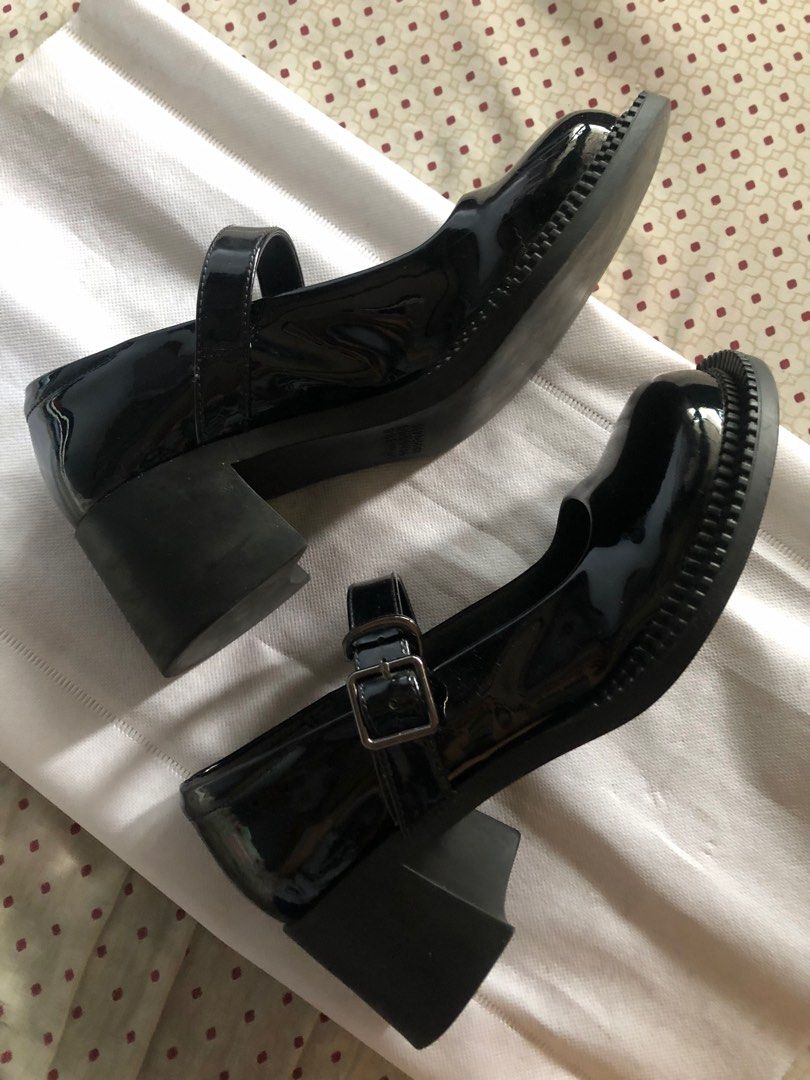 Black Platform Mary Janes / School Shoes (Category: Heels) located in Quezon City. Submitted by tinylonch (Listing ID 1274454799, Image 3). Description: • size 38 but super fit/tight even without socks. best fits 37 ½ or 37 you can check my other listings for other stuff on sale! 💗.