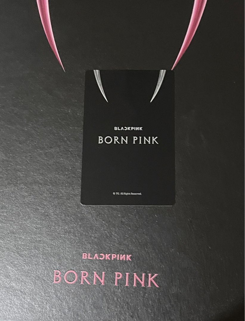 Blackpink jennie Born pink POB photocard, Hobbies & Toys, Memorabilia
