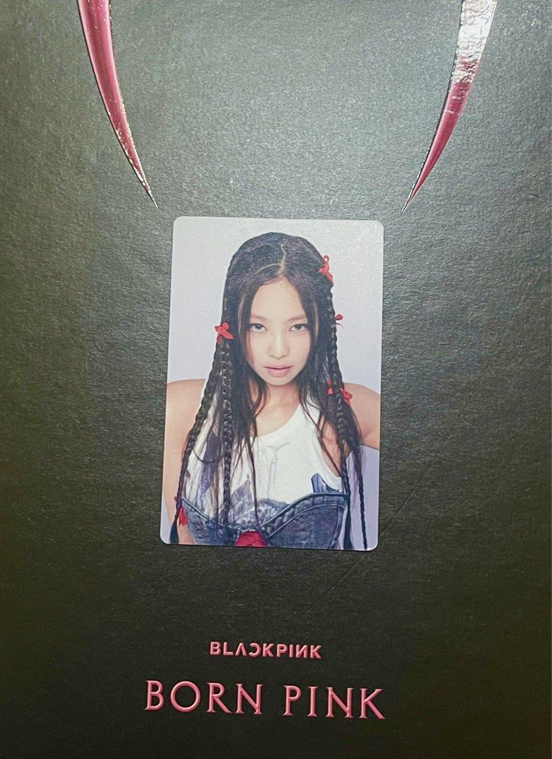 COD Blackpink jennie Born pink POB photocard, Hobbies & Toys