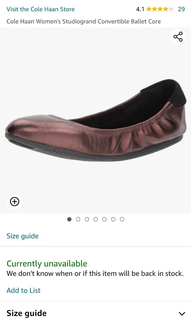 Cole haan on sale studiogrand ballet flat