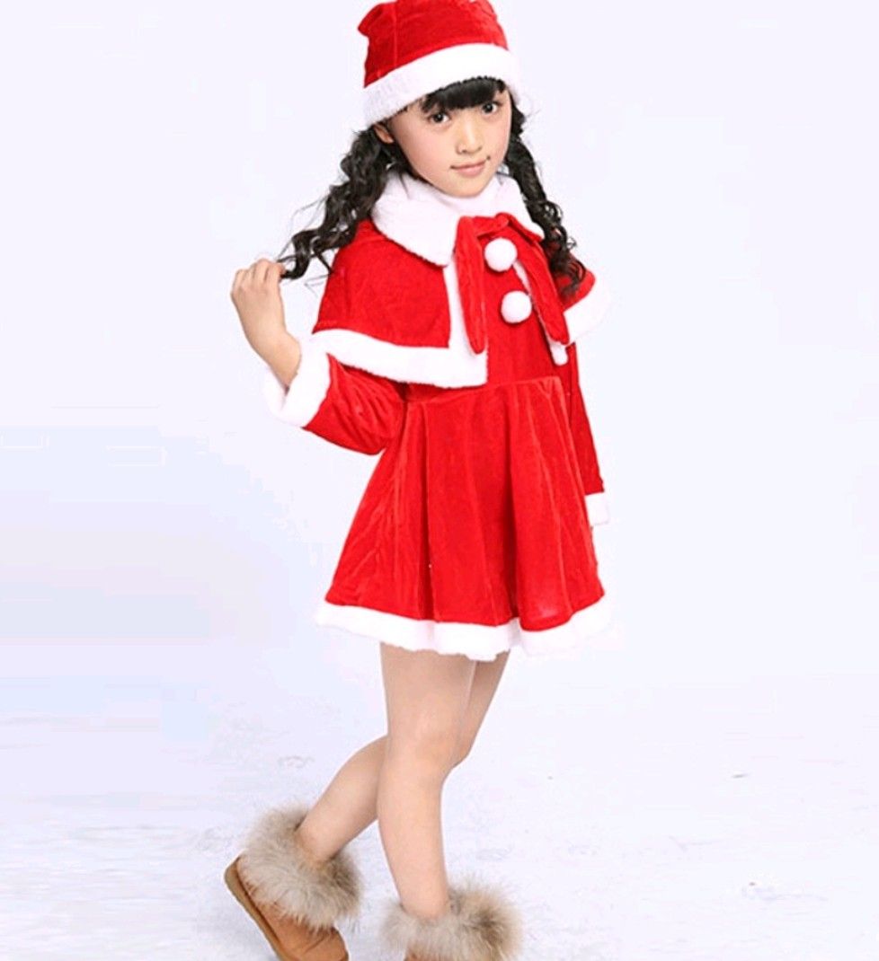 Brand New Santa Claus Costume for Kids Full Set Babies Kids