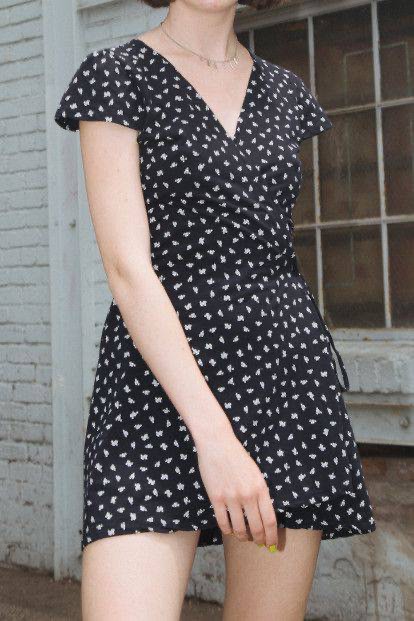 Brandy melville white wrap dress new arrivals