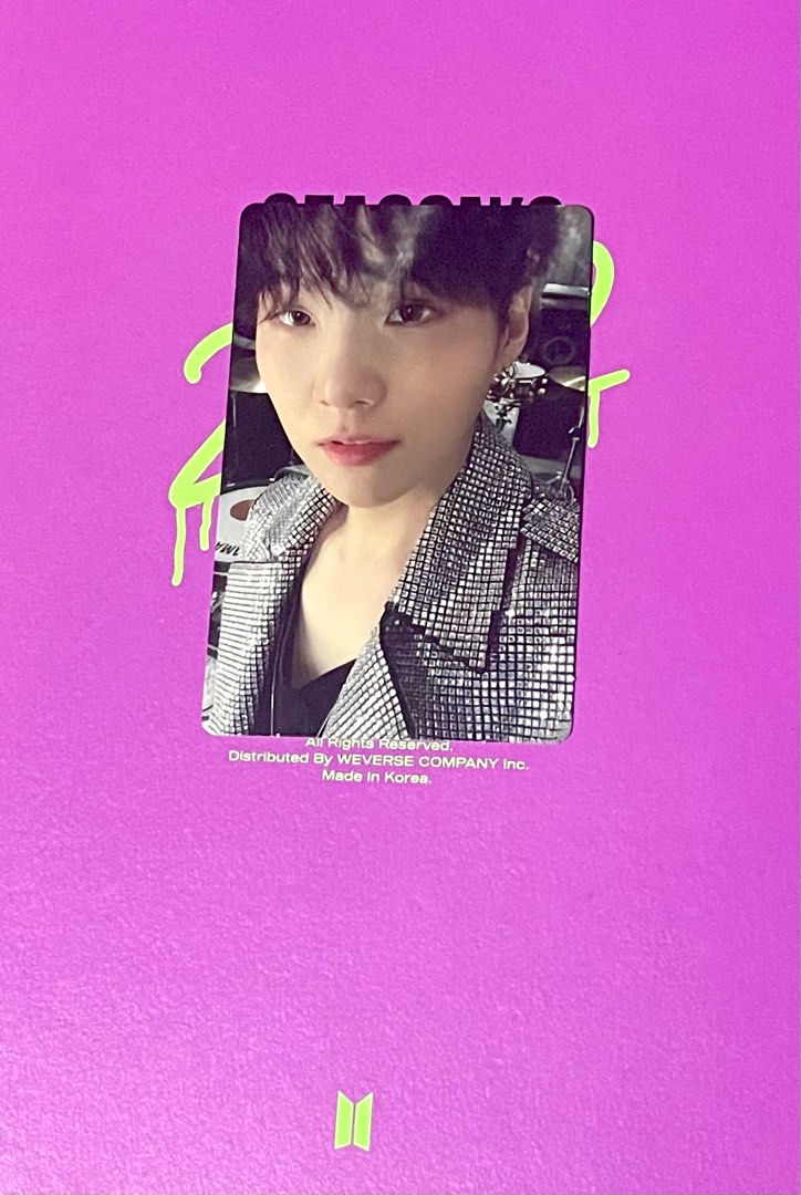 COD BTS SUGA Yoongi BTS MOTS Concept photobook photocard, Hobbies ...