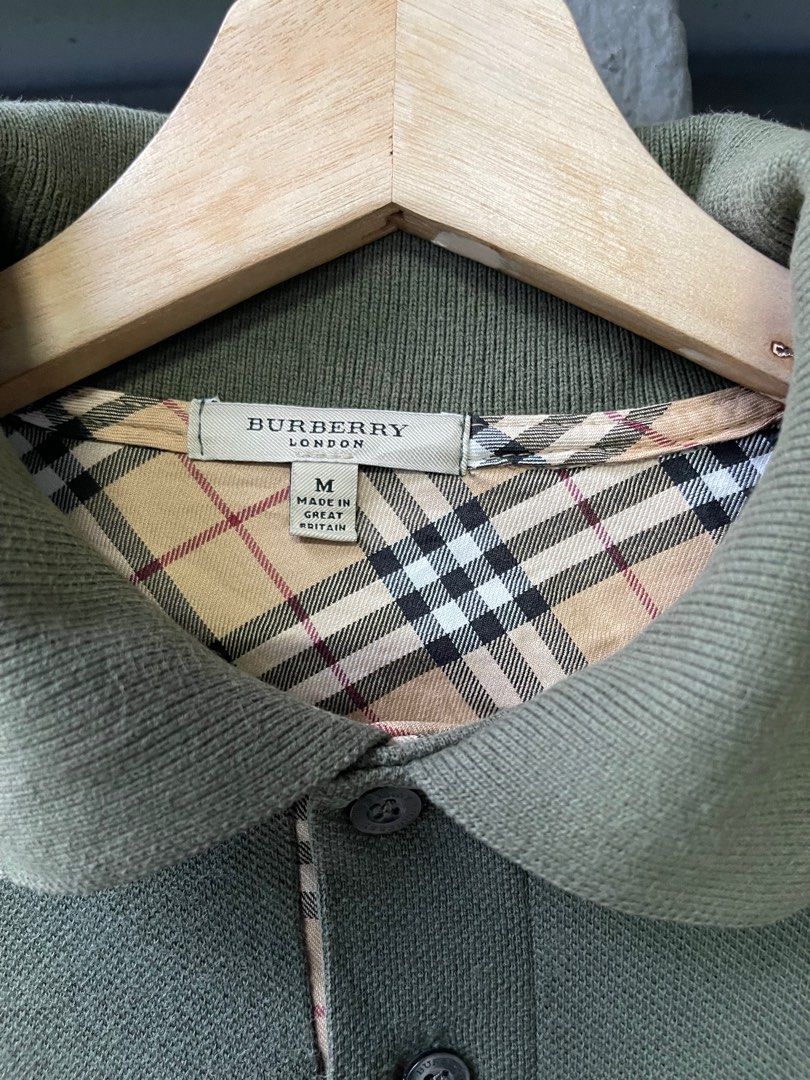 burberry long sleeve shirt Men s Fashion Activewear on Carousell