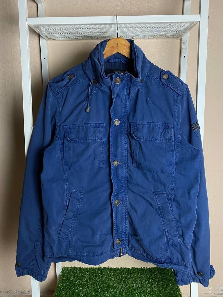 Calvin Klein Military Hooded Jacket (Pit 22), Men's Fashion, Coats