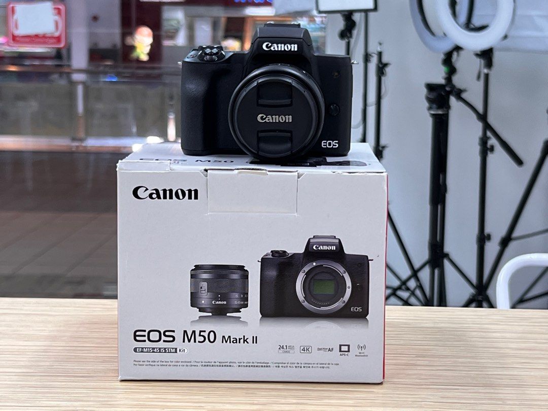 Canon EOS M50 Mark II (with EF-M 15-45 IS STM Lens)