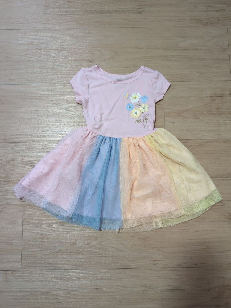 Carters rainbow tutu shop dress