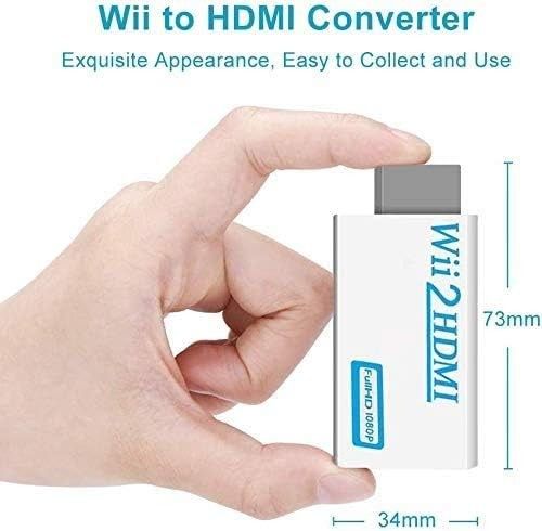 PS2 to HDMI Converter Adapter, Goodeliver Video Converter PS2 hdmi Adapter  with 3.5mm Audio Output for HDTV HDMI Monitor Supports All PS2 Display  Modes 
