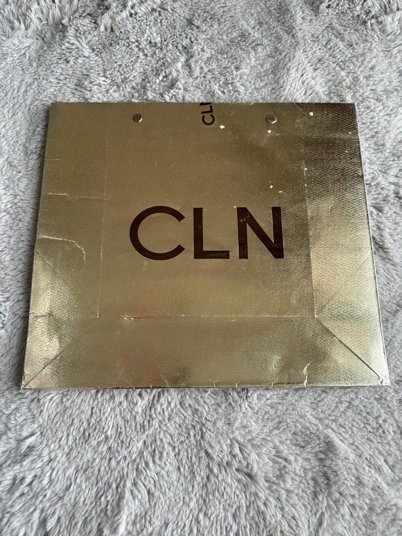 CLN paperbag (Category: Luxury Bags & Wallets) located in San Juan City. Submitted by knickscorner (Listing ID 1274431453, Image 2). Description: #gold.