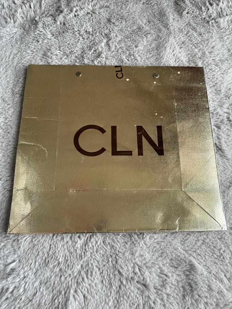 CLN paperbag (Category: Luxury Bags & Wallets) located in San Juan City. Submitted by knickscorner (Listing ID 1274431453, Image 3). Description: #gold.