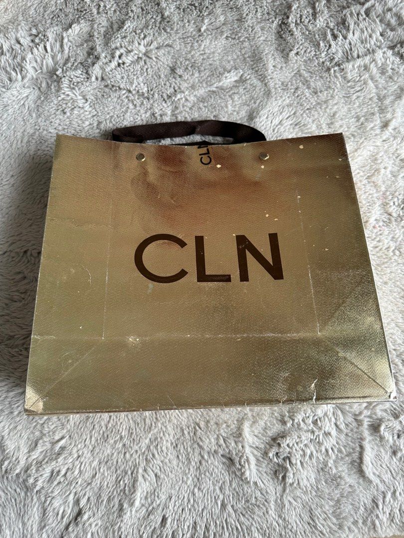CLN paperbag (Category: Luxury Bags & Wallets) located in San Juan City. Submitted by knickscorner (Listing ID 1274431453, Image 1). Description: #gold.