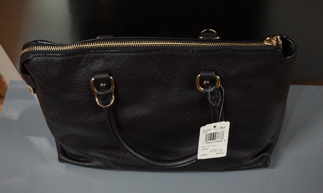 Coach emma shop satchel black