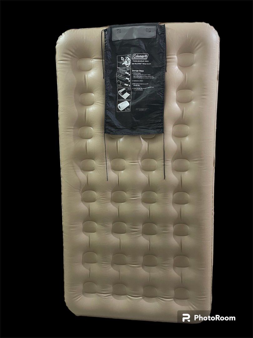 Coleman Twin Quickbed with Wrap N Roll Storage Inflatable Airbed