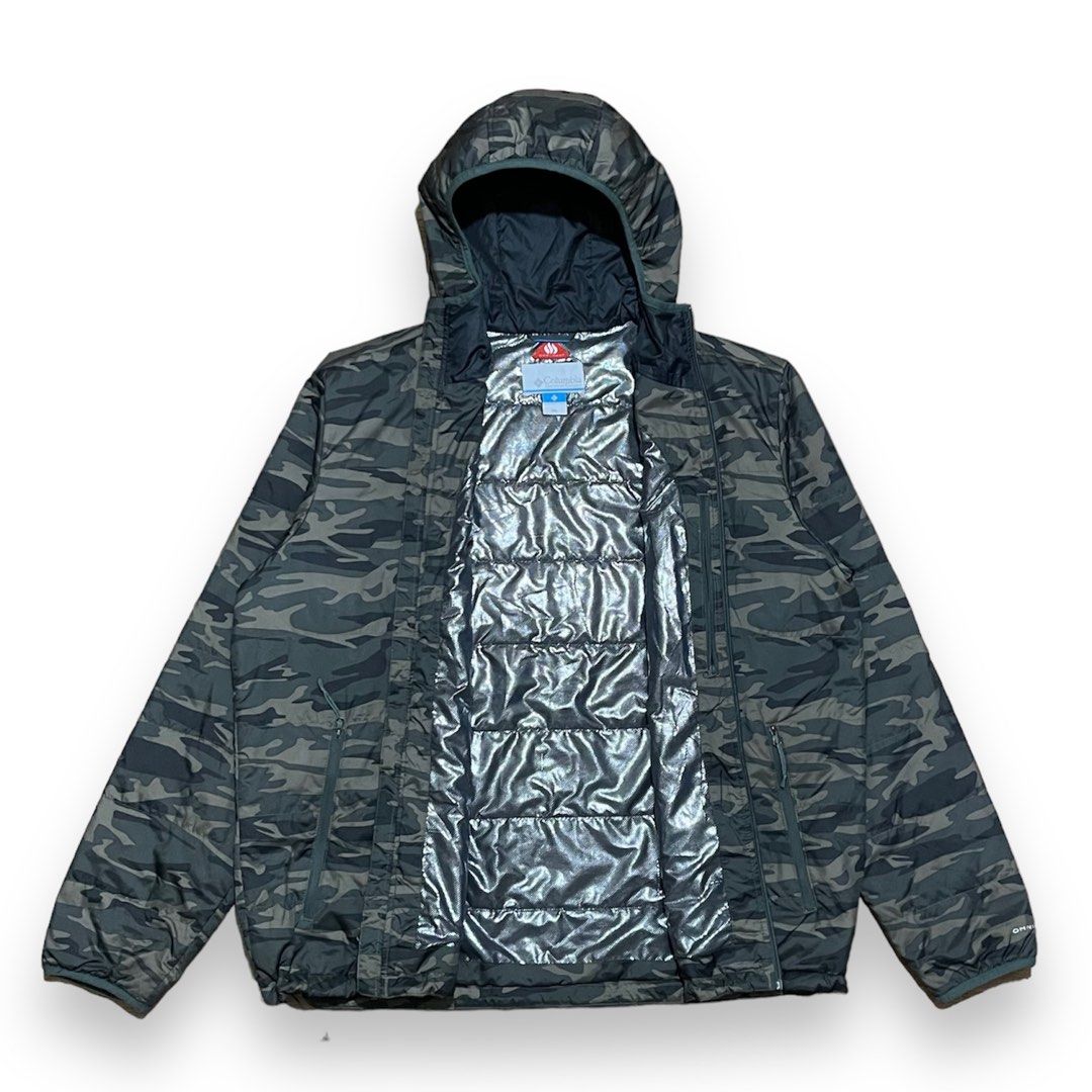Columbia Men s Camouflage Omni heat Jacket 2XL Authentic