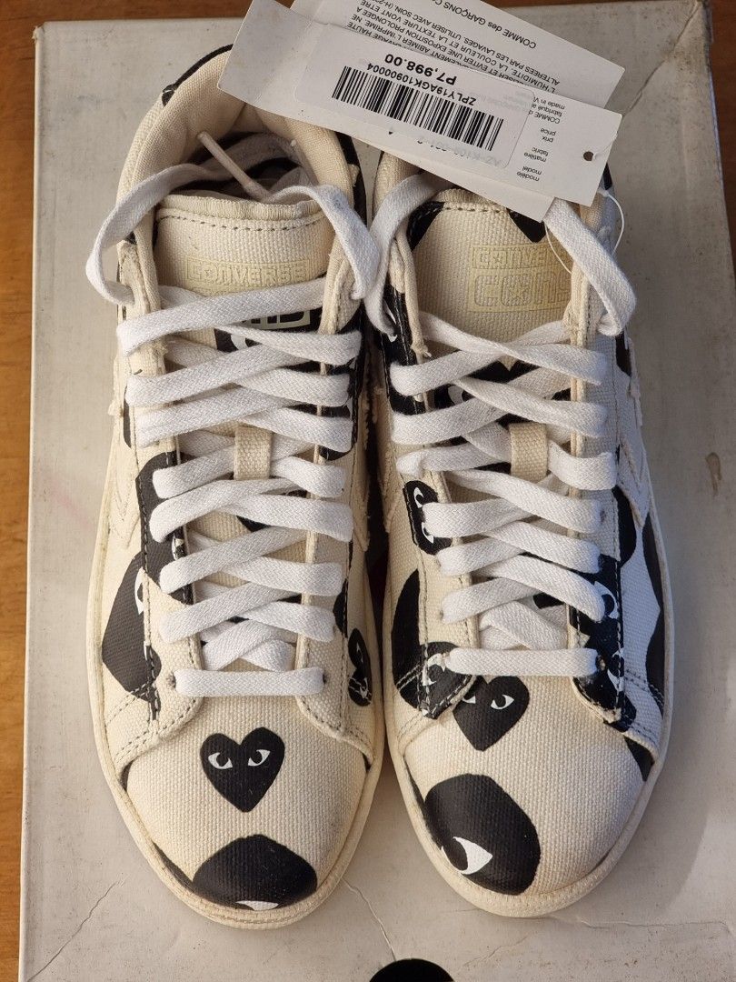 CONVERSE x CDG Pro Leather Hi Women s Fashion Footwear Sneakers on Carousell