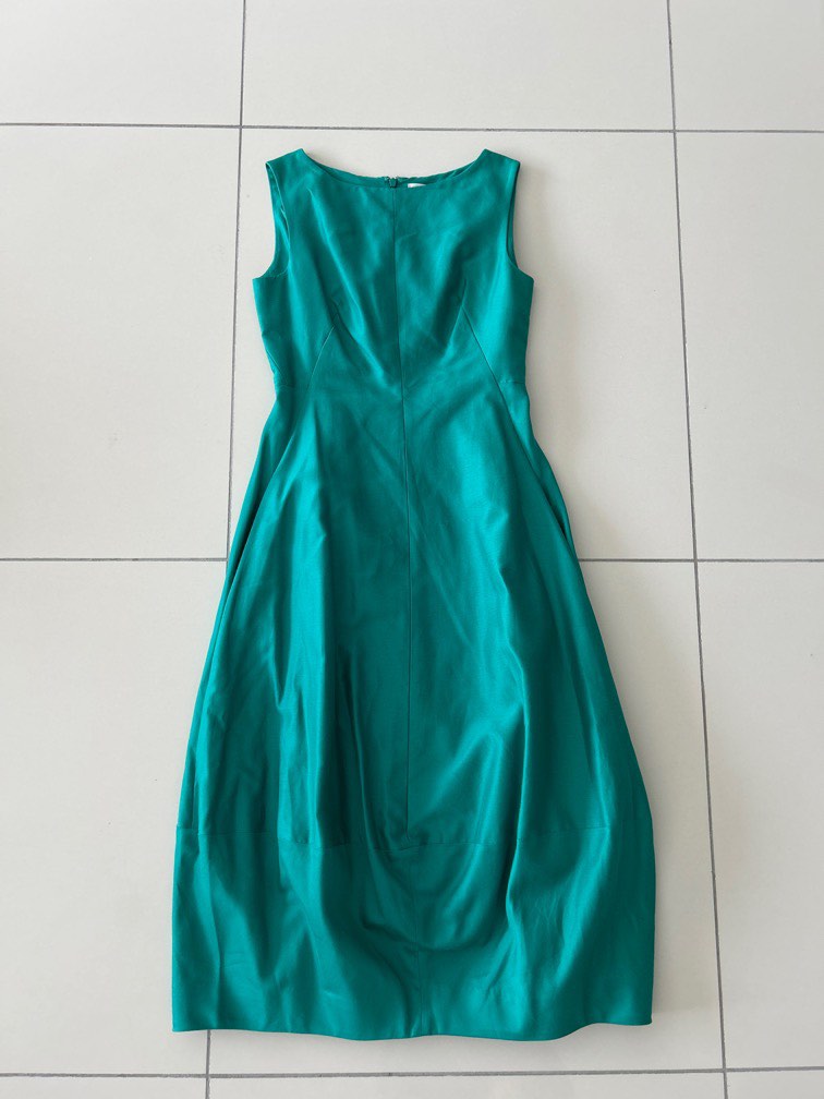 Cos green cocoon dress store