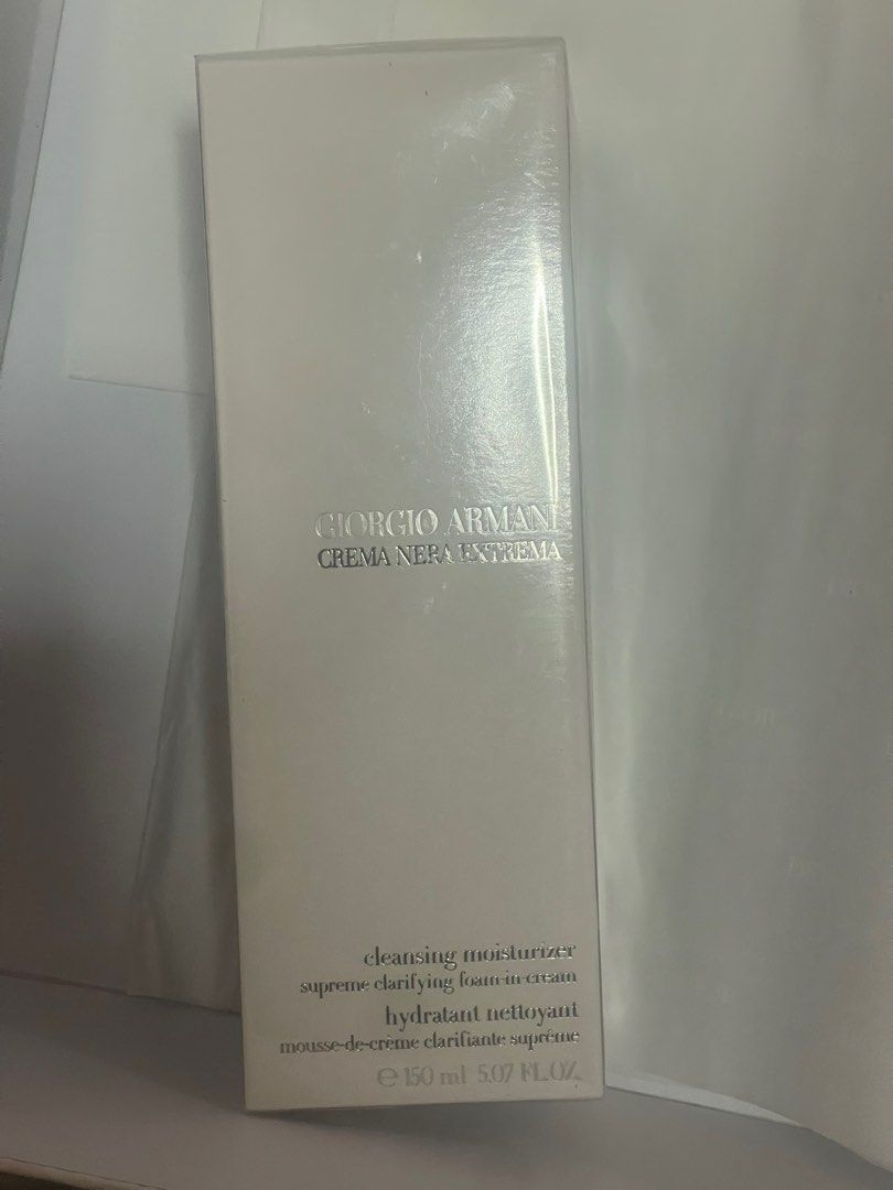Armani crema nera extrema cleansing moisturizer clearance
