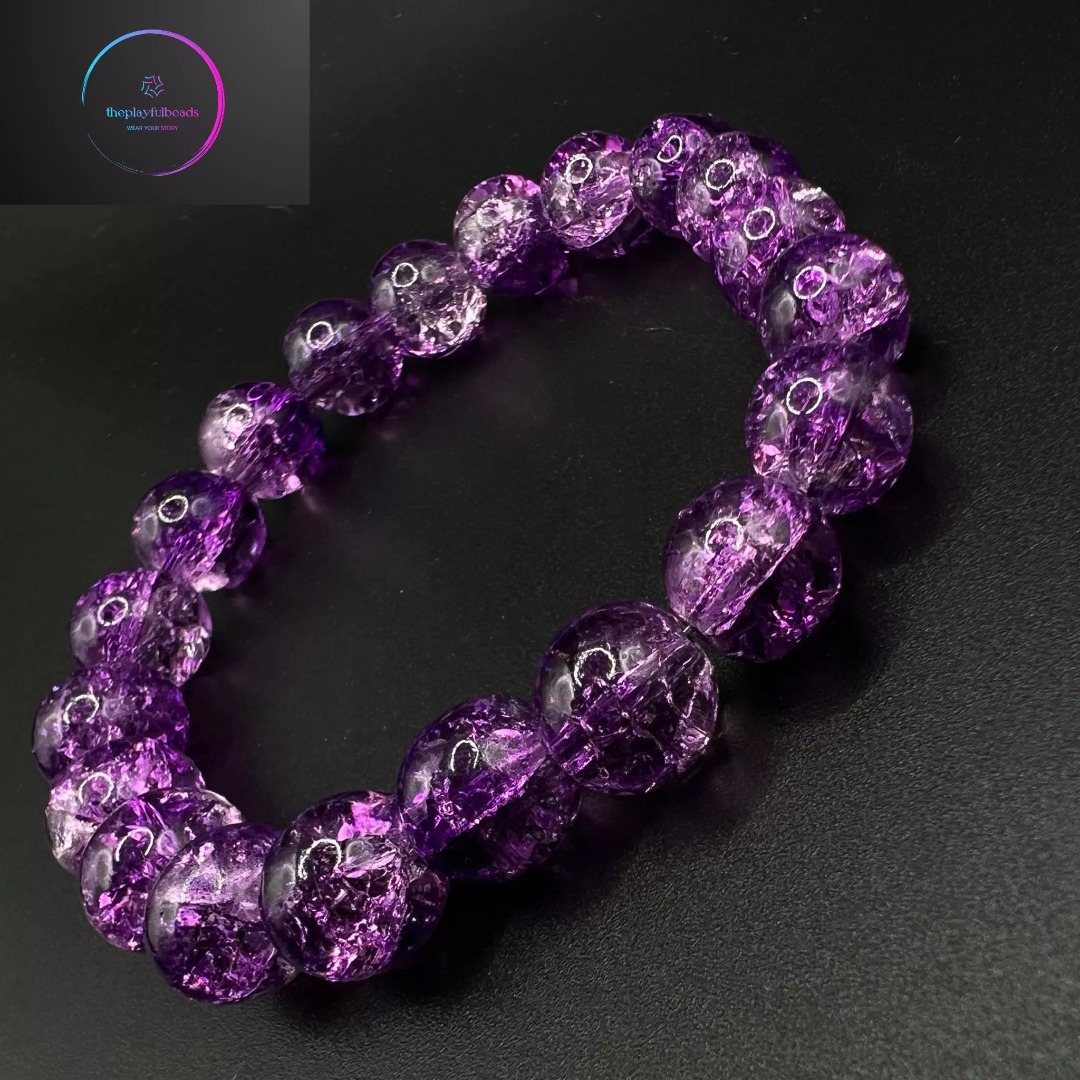 Purple beads on sale for jewelry making