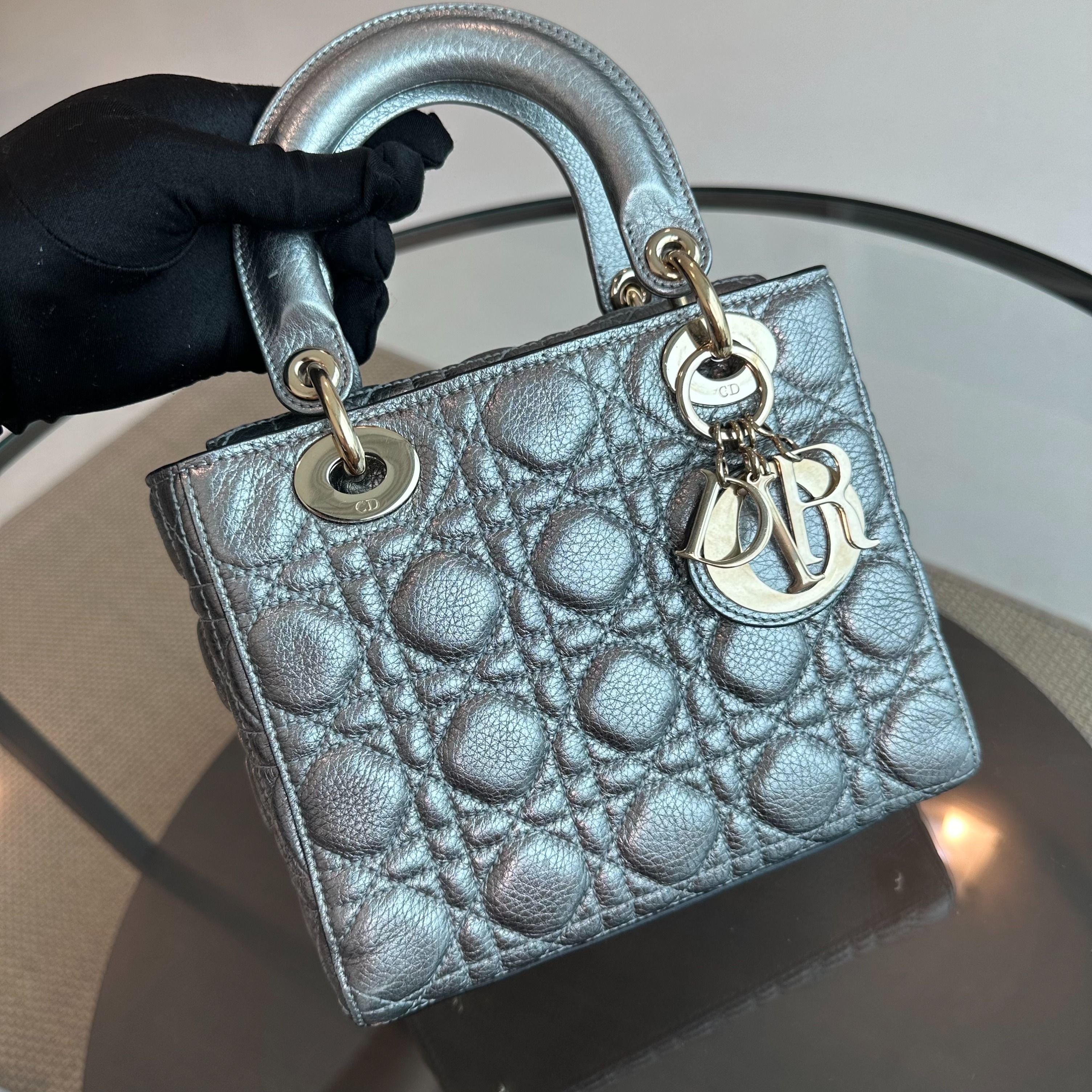 Lady discount dior gunmetal