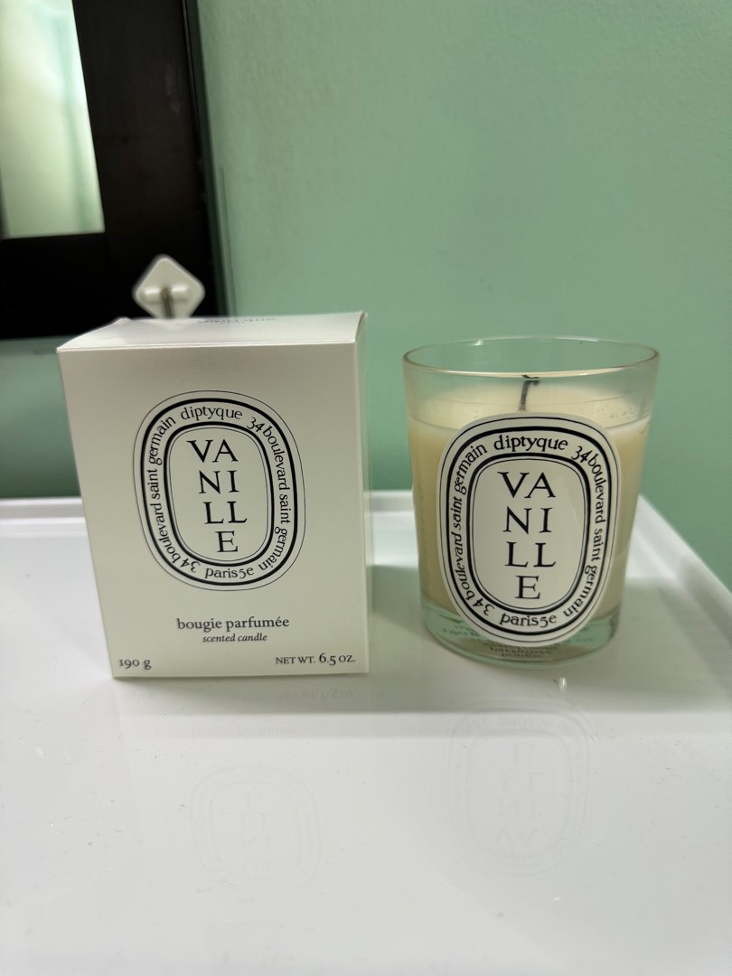 Diptyque Candle Vanille 190g, Furniture & Home Living, Home Fragrance ...