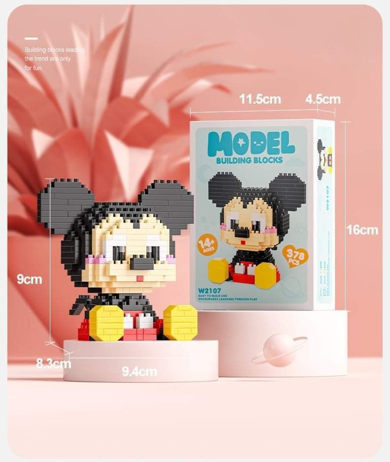 Mickey mouse building blocks store