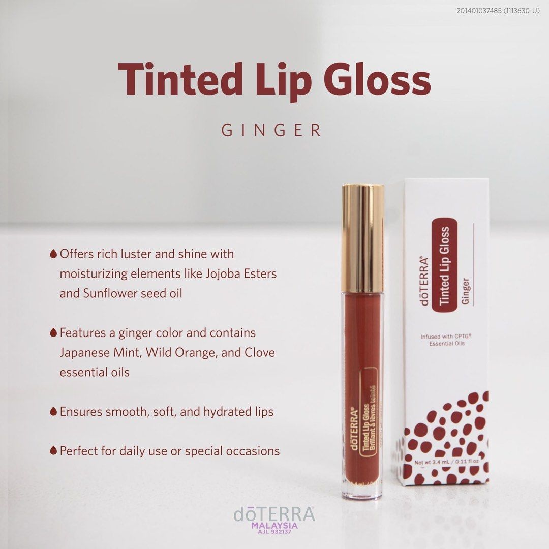 doTERRA Tinted Lip Gloss, Beauty & Personal Care, Face, Makeup on Carousell