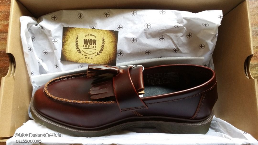 Dr Martens Tassel Loafer Burgundy Original Men s Fashion