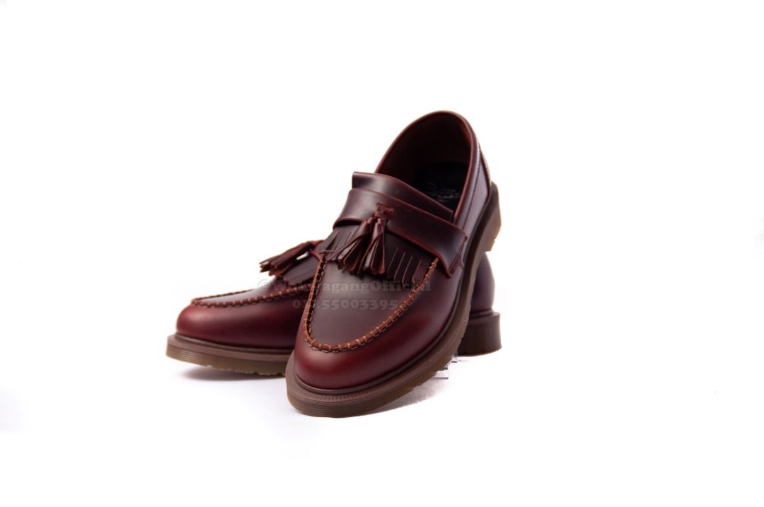 Dr Martens Tassel Loafer Burgundy Original Men s Fashion