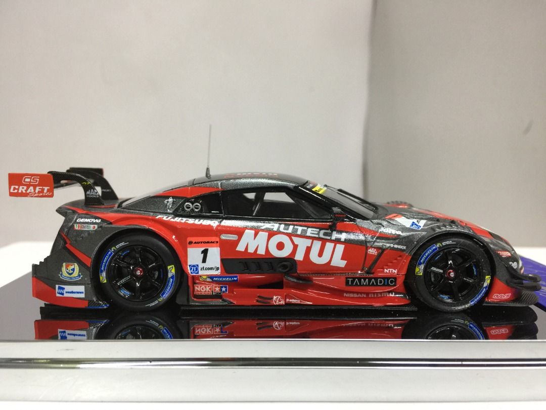 EBBRO 1/43 NISSAN GT-R MOTUL AUTECH SUPER GT500 2015 Champion #1 