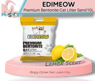 EDIMEOW Bentonite Cat Litter Sand 10L