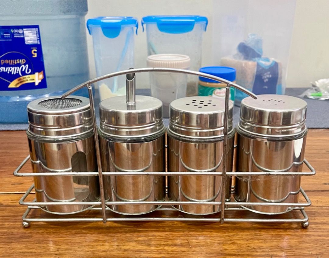For sale : 4pc Condiments Set with Organizer, Furniture & Home Living ...