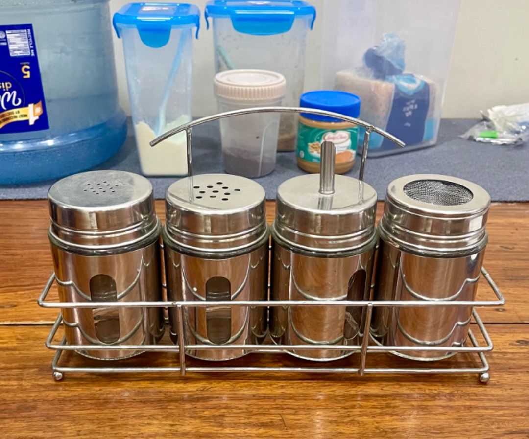 For sale : 4pc Condiments Set with Organizer, Furniture & Home Living ...