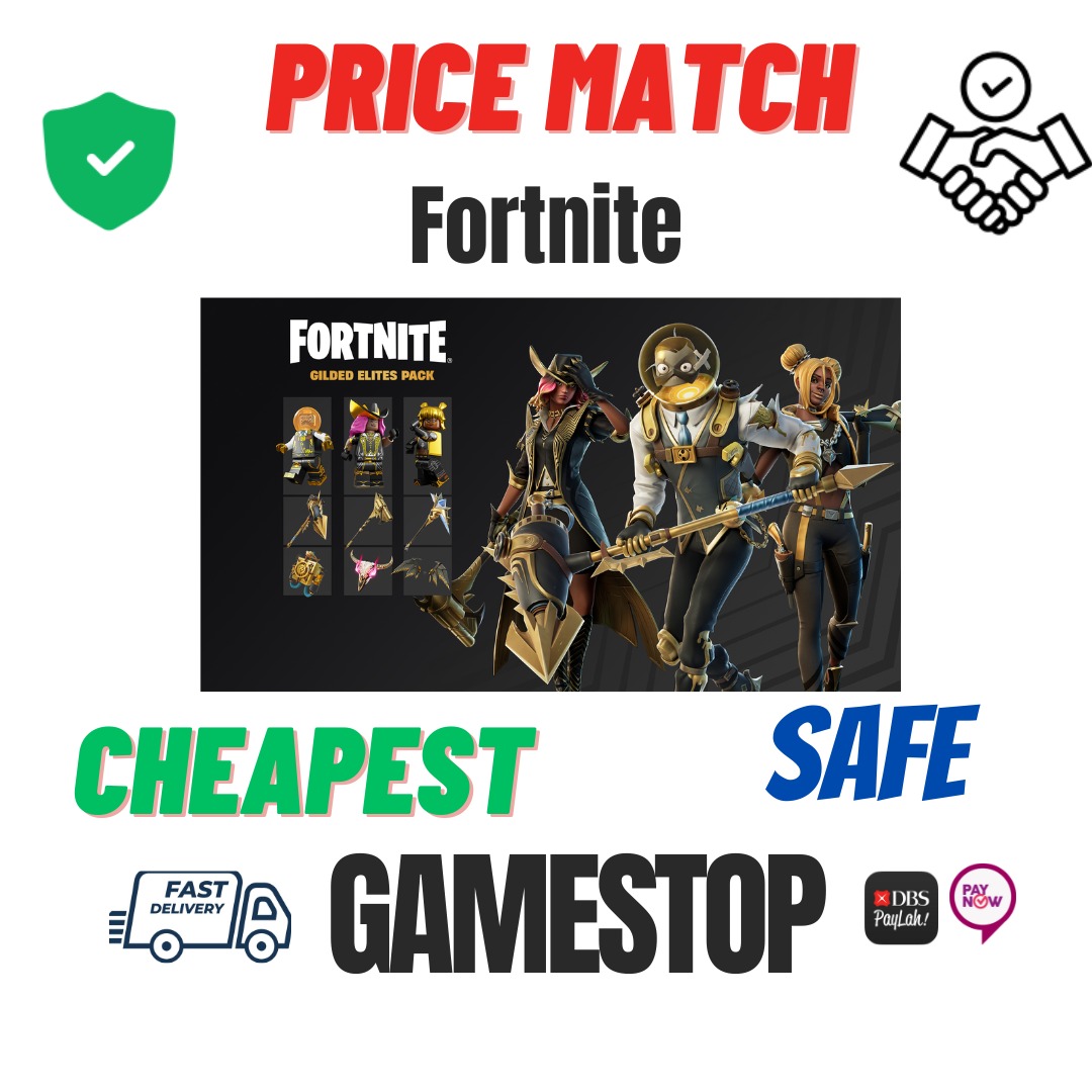Fortnite Gilded Elites Pack, Video Gaming, Video Games, Others on Carousell
