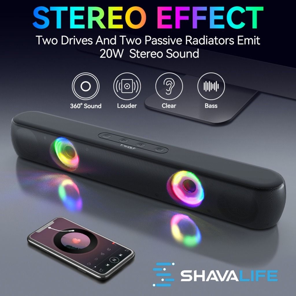 FREE DELIVERY Portable Bluetooth Soundbar Wireless Speaker with FM Radio