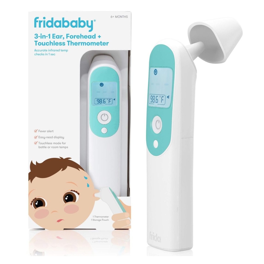 Frida Baby Infrared Thermometer 3in1 Ear, Forehead + Touchless for