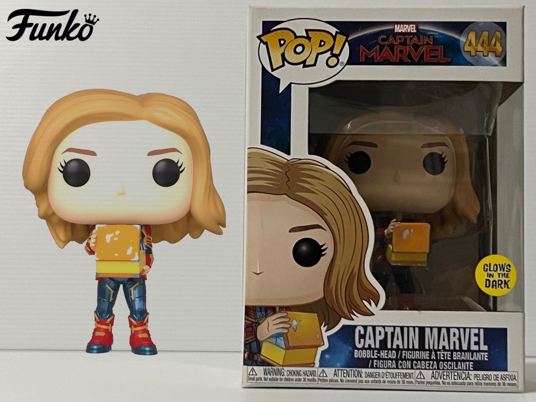 Funko POP! CAPTAIN MARVEL (TESSERACT) #444, Hobbies Toys, Toys