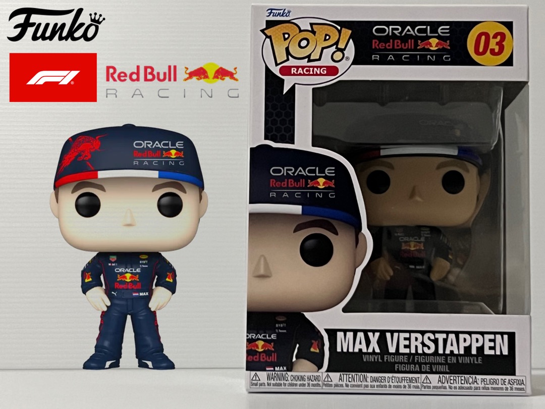 Funko POP MAX VERSTAPPEN ORACLE REDBULL RACING 03 Hobbies