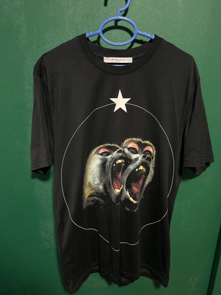 Givenchy Monkey Brothers Tee, Men's Fashion, Tops Sets, Tshirts