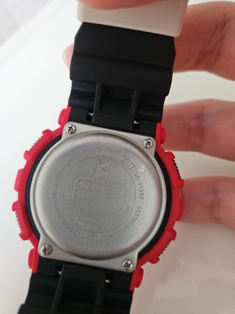 G Shock black and red ga 110 Men s Fashion Watches Accessories