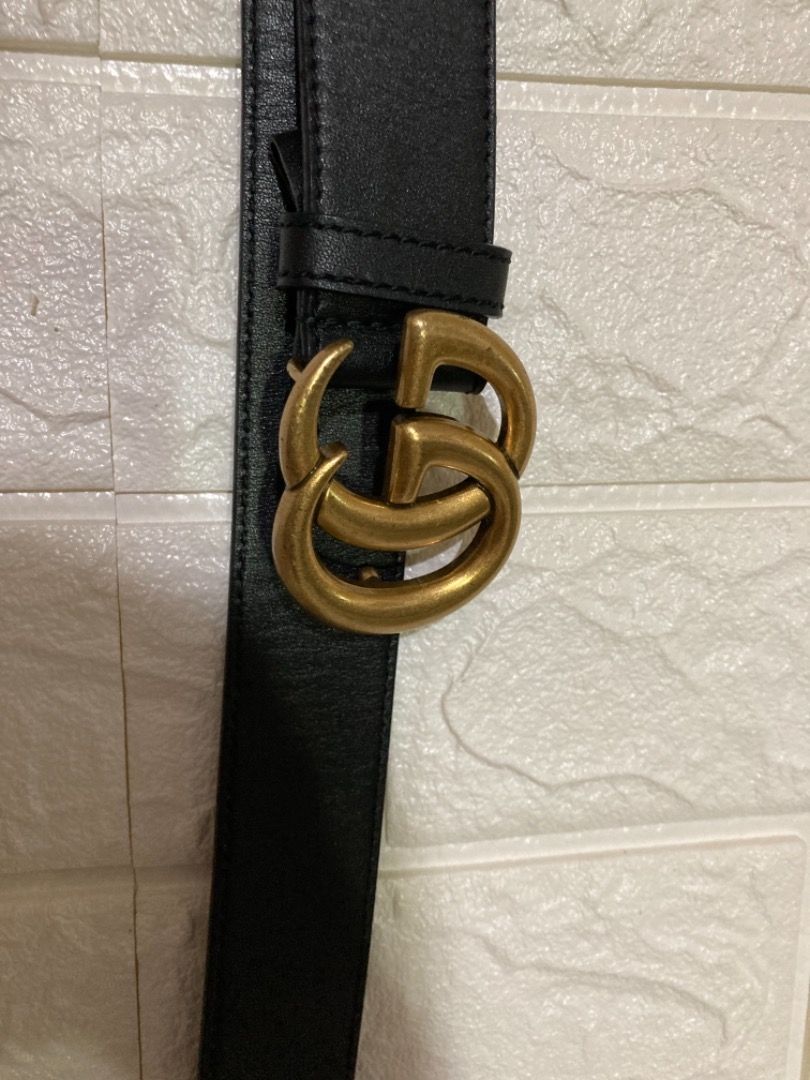 Gucci gg belt womens used hot sale