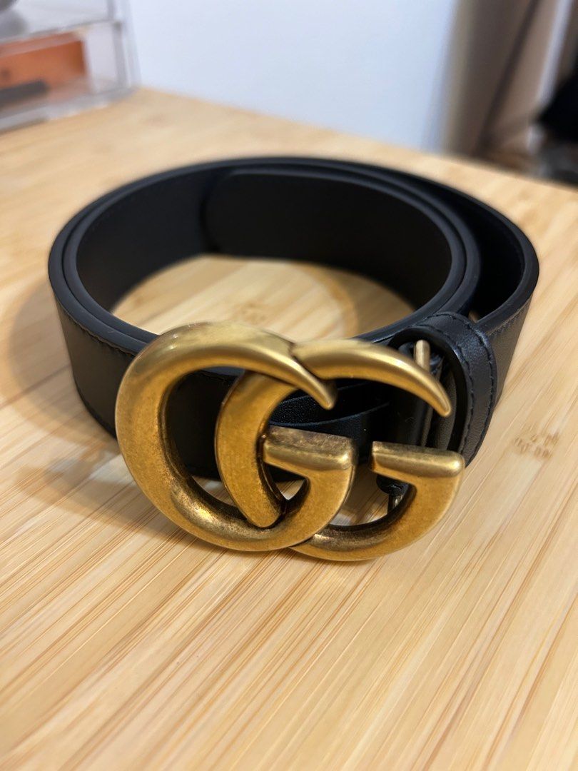 Gold buckle new arrivals gucci belt