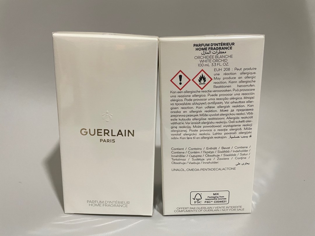 Guerlain home fragrance- white orchid, Beauty & Personal Care