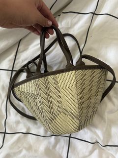 Halohalo Toiny Basket Bag in Brown