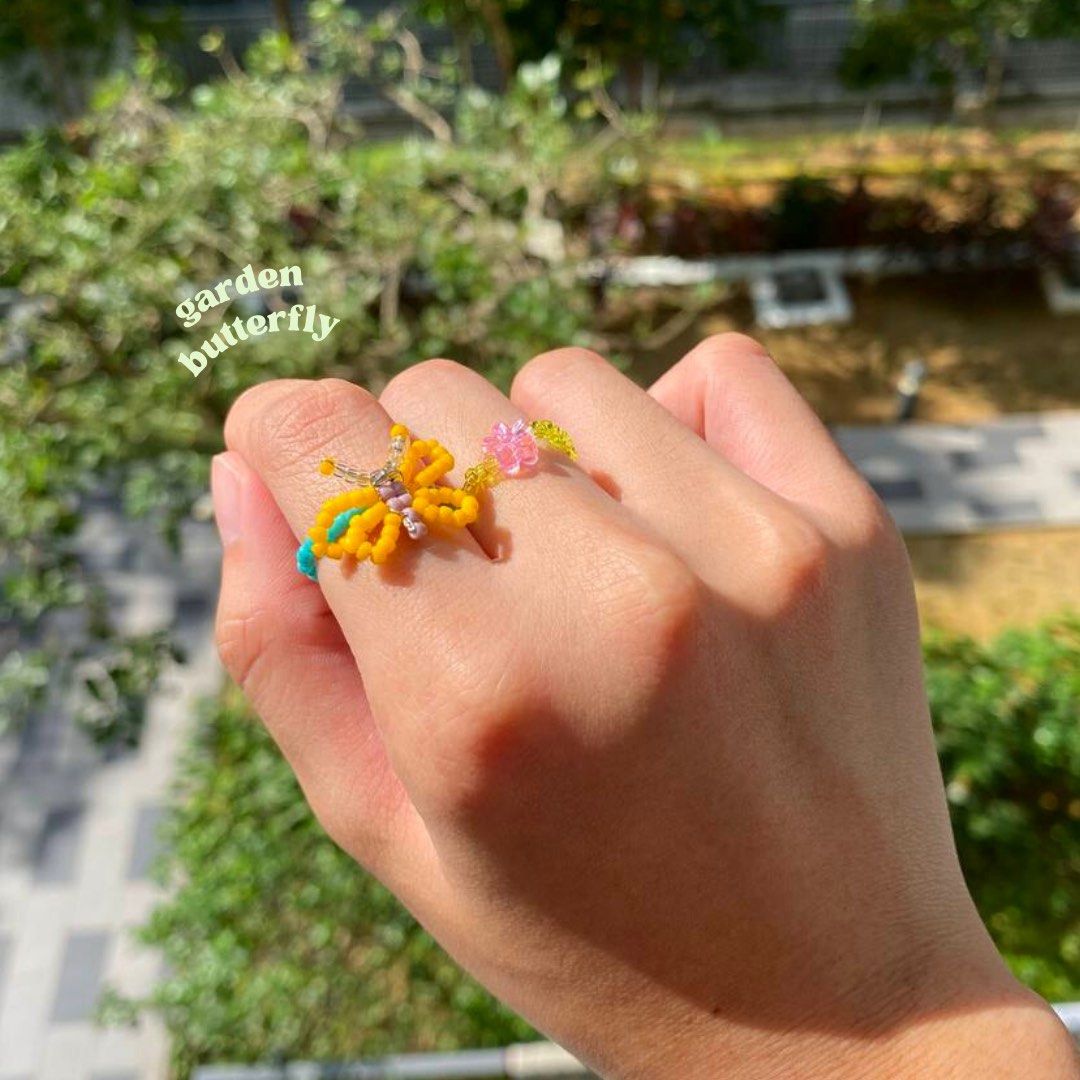 Garden flower rings best sale