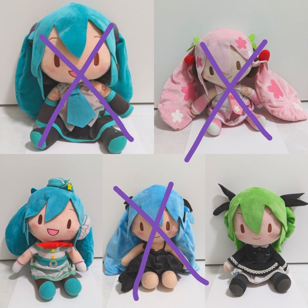 Hatsune Miku Plush, Hobbies & Toys, Toys & Games on Carousell